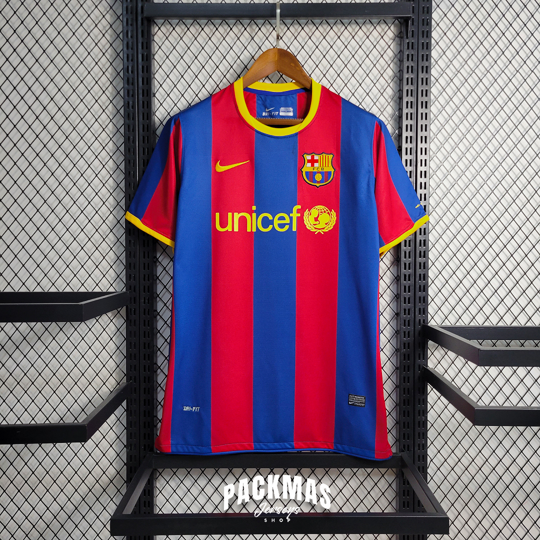 FC Barcelona Local Versión Retro | Temporada 10-11