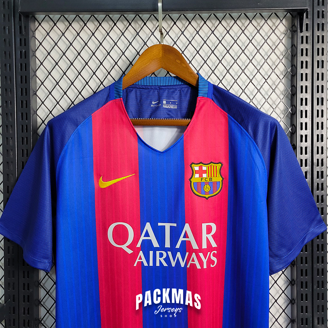 FC Barcelona Local Versión Retro | Temporada 16-17