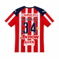 Chivas Local Versión Jugador + HORMIGA #34 + PARCHE CAMPEÓN GOLEADOR | Temporada 25-26
