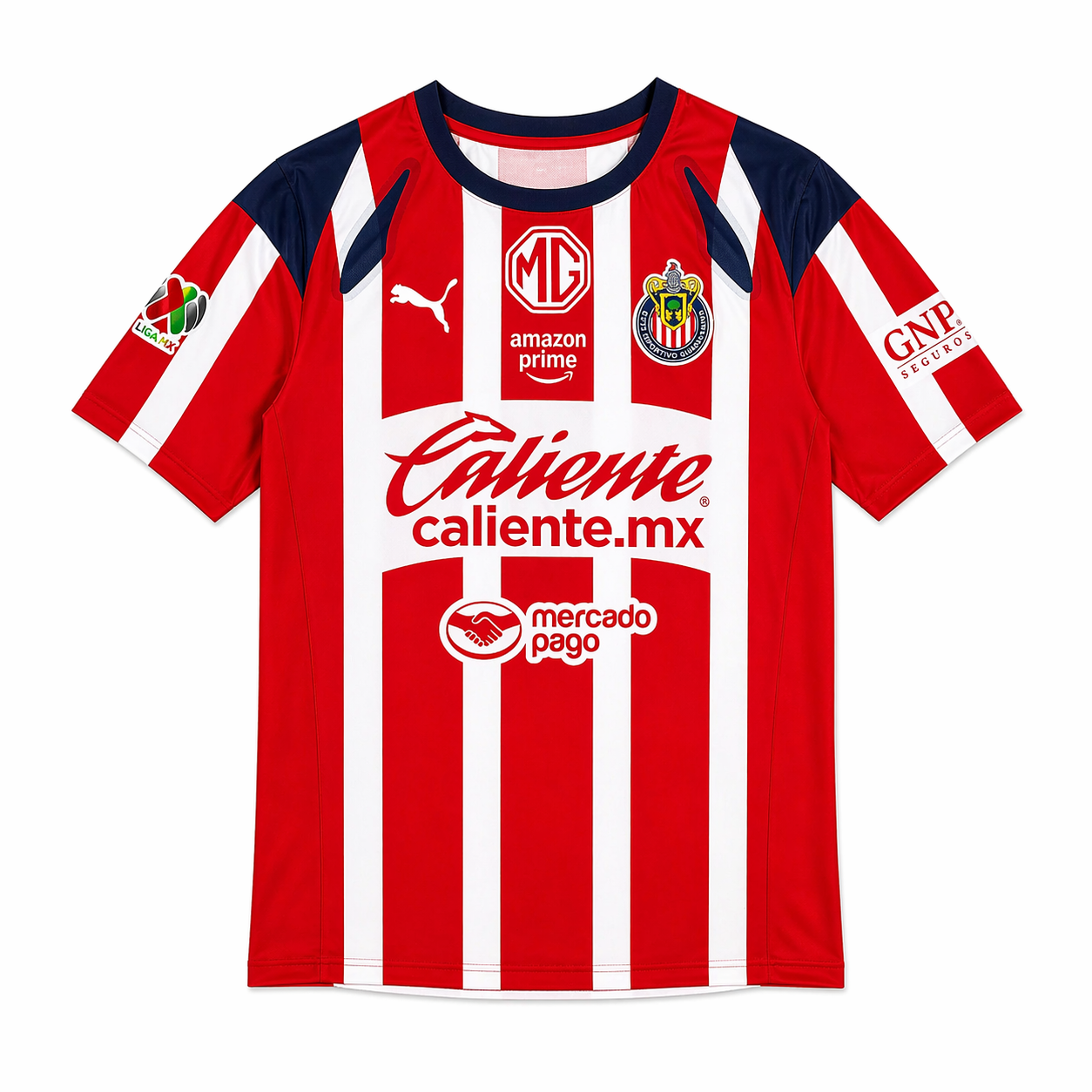 Chivas Local Versión Jugador + HORMIGA #34 + PARCHE CAMPEÓN GOLEADOR | Temporada 25-26
