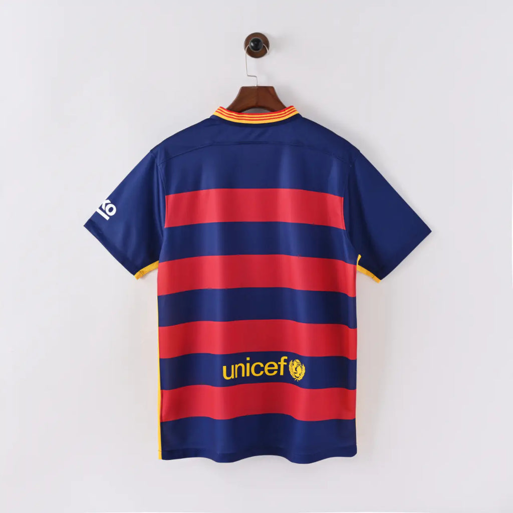 FC Barcelona Local Versión Retro Manga Corta | Temporada 15-16