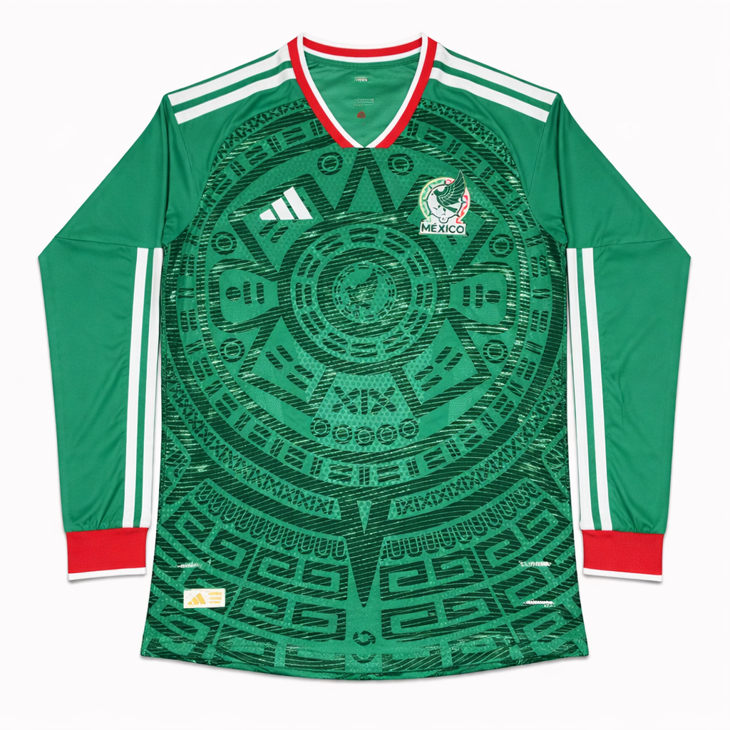México Local Manga Larga Versión Jugador | Mundial 2026