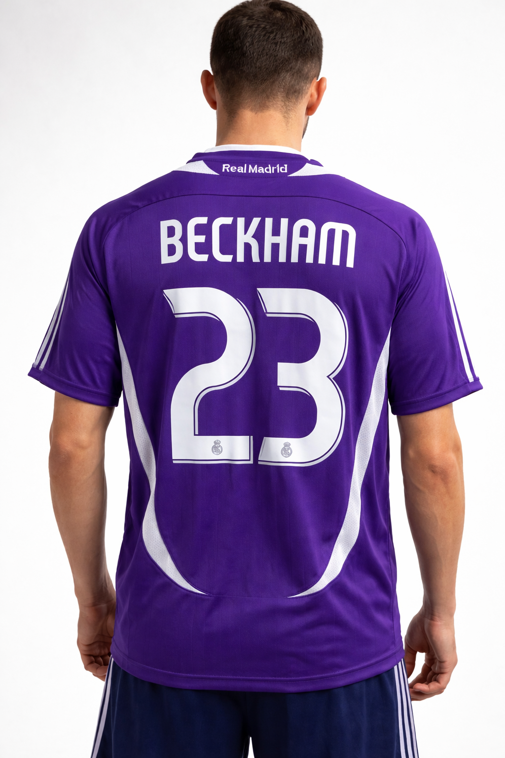 Real Madrid Alternativa Versión Retro BECKHAM #23 ENTREGA EXPRESS | Temporada 06-07