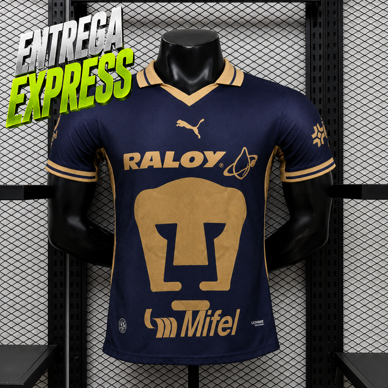 Pumas UNAM Local Versión Jugador ENTREGA EXPRESS | Temporada 26-27