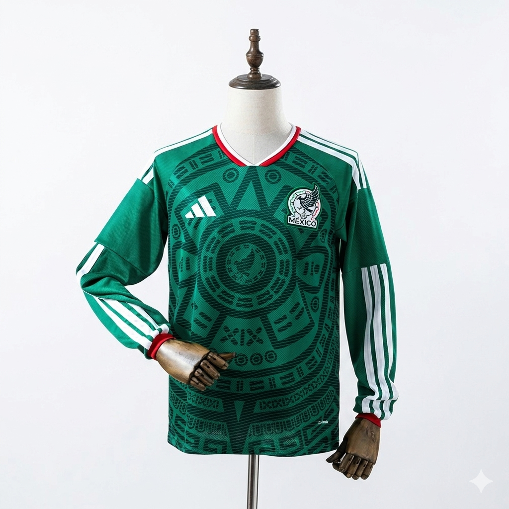 México Local Versión Fan Manga Larga | Mundial 2026