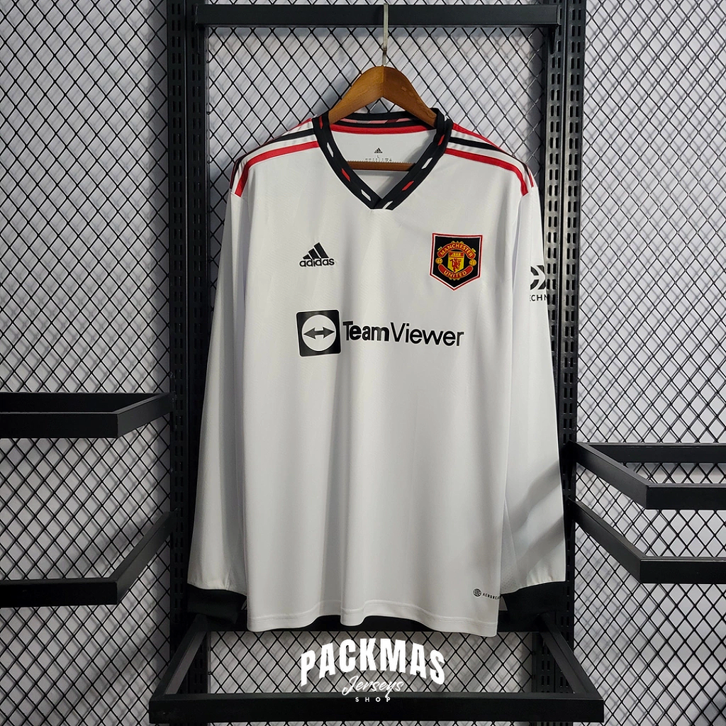 Manchester United Visitante Versión Fan Manga Larga | Temporada 22-23