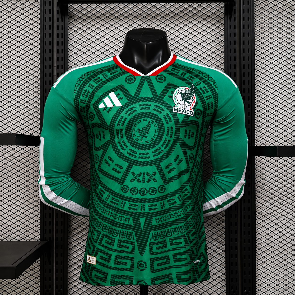 México Local Manga Larga Versión Jugador | Mundial 2026