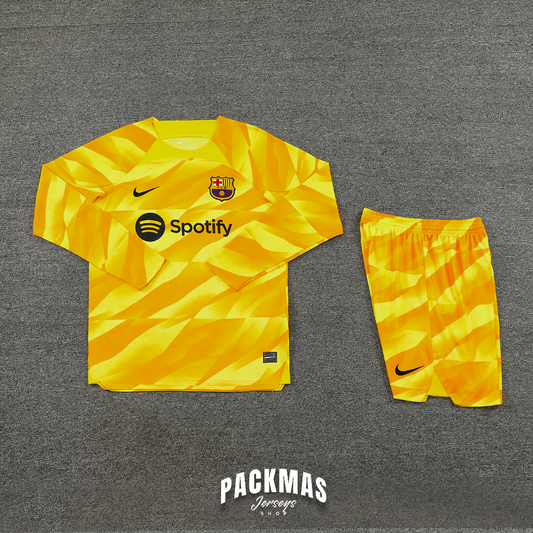 FC Barcelona Naranja Conjunto Portero | Temporada 23-24