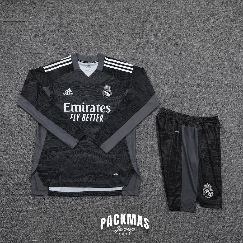 Real Madrid Negro Conjunto Portero | Temporada 22-23