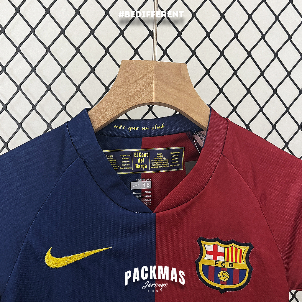 FC Barcelona Local Versión Niño Retro | Temporada 08-09