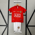 Manchester United Local Versión Niño Retro | Temporada 08-09