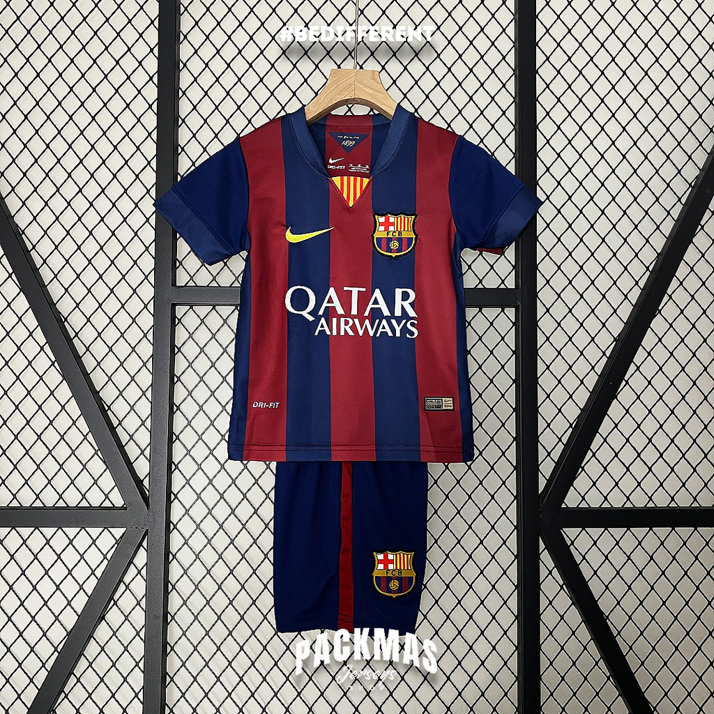 FC Barcelona Local Versión Niño Retro | Temporada 14-15