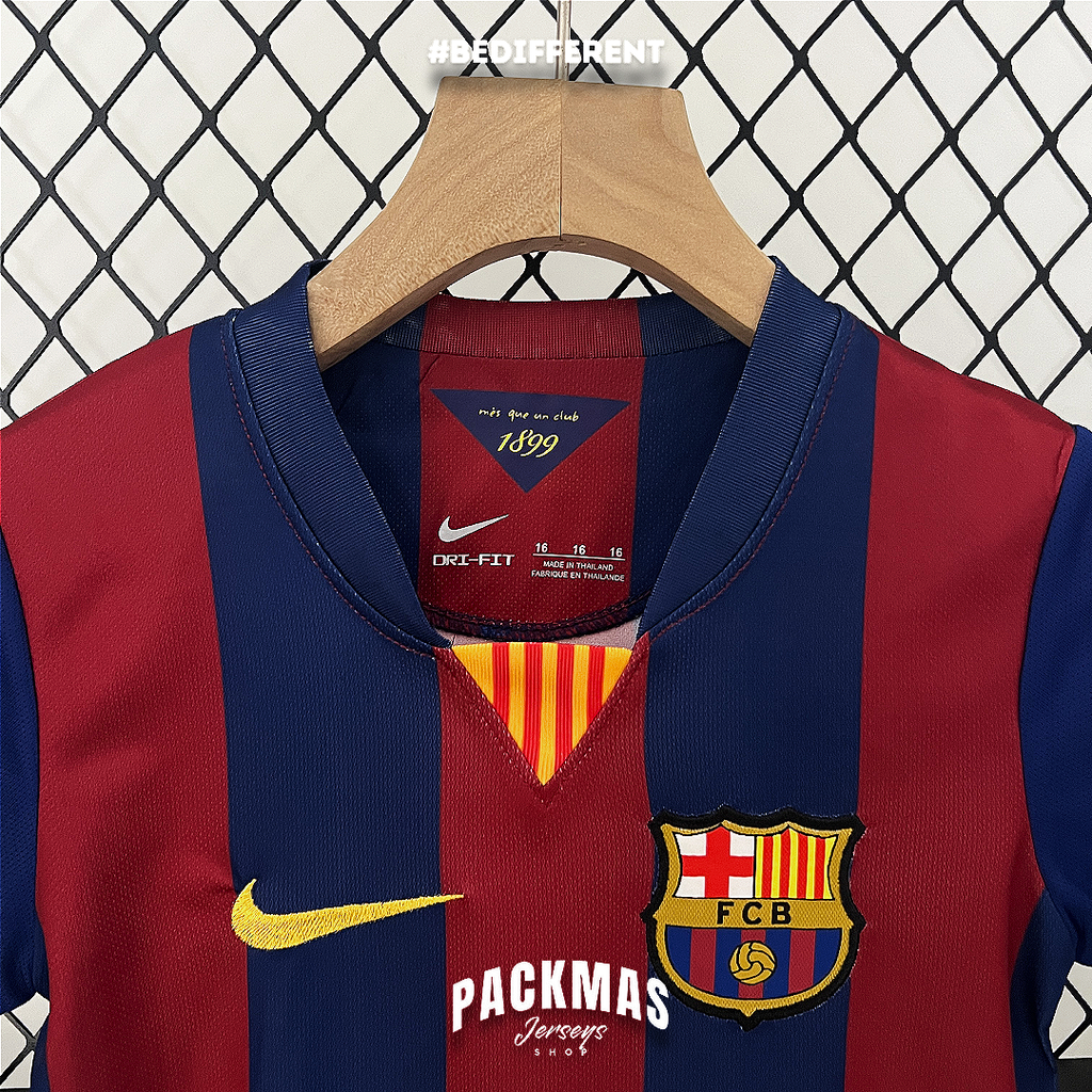 FC Barcelona Local Versión Niño Retro | Temporada 14-15