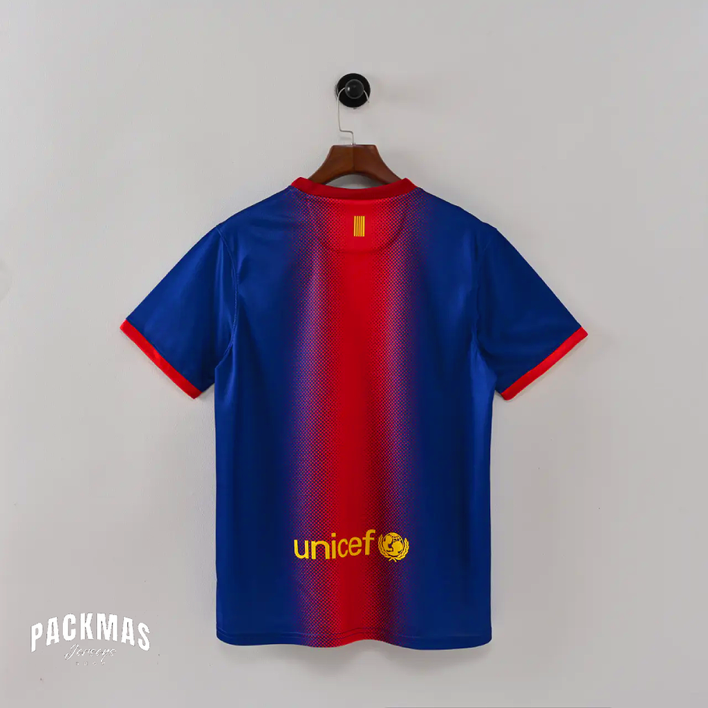FC Barcelona Local Versión Retro Manga Corta | Temporada 12-13