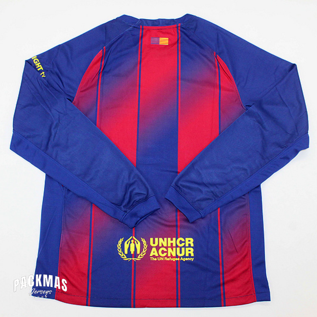 FC Barcelona Local Versión Fan Manga Larga | Temporada 25-26