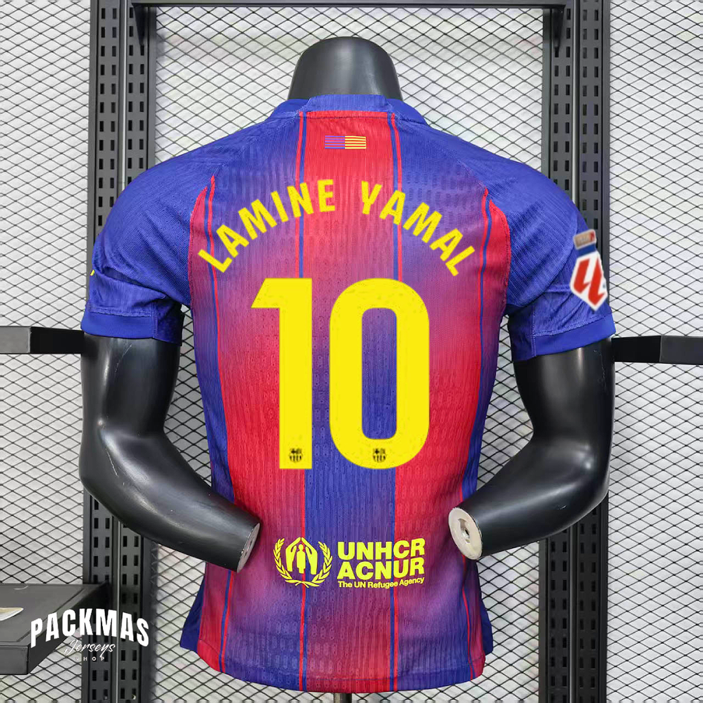 FC Barcelona Local Versión Jugador + LAMINE YAMAL #10 | Temporada 25-26